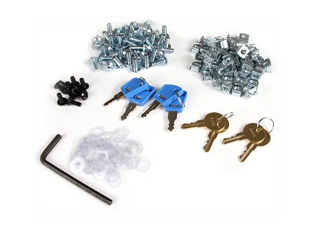 Startech 25U Network Rack Cabinet on Wheels - 36in Deep Portable 1...