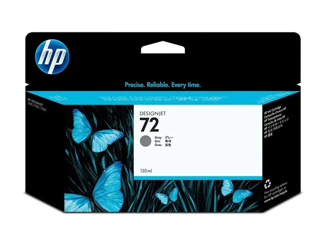 HP 72 - 130 ml grå original DesignJet blekkpatron for T1100, T1100...