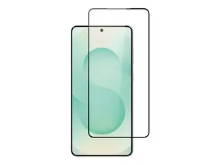 Screenor - Skjermbeskyttelse for mobiltelefon full deksel - glass - rammefarge svart - for Samsung Galaxy S26