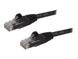 STARTECH 7.5 M CAT6 CABLE BLACK SNAGLESS - 24 AWG COPPER WIRE