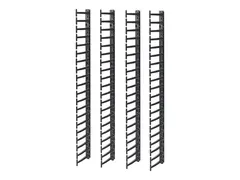 APC - Rack-kabelf&#248;ringssett - svart - 20U TAA-samsvar (en pakke 4) - for P/N: NBPD0160A, NBWL0355A, SMX3000HV-BR, SMX3000LV2U-BR, SRT1000RMXLI, SRT1000RMXLI-NC