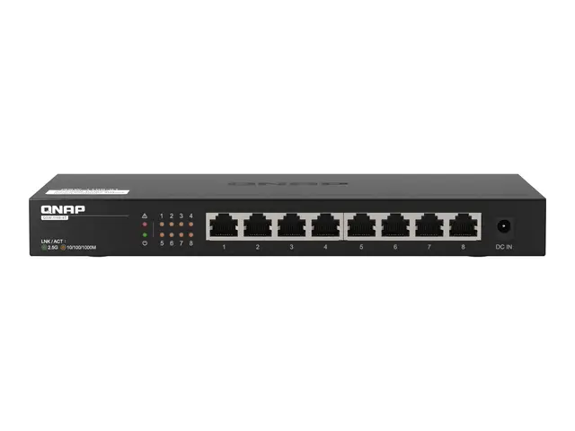 QNAP QSW-1108-8T - Switch - ikke-styrt - 8 x 10/100/1000/2.5G - st...