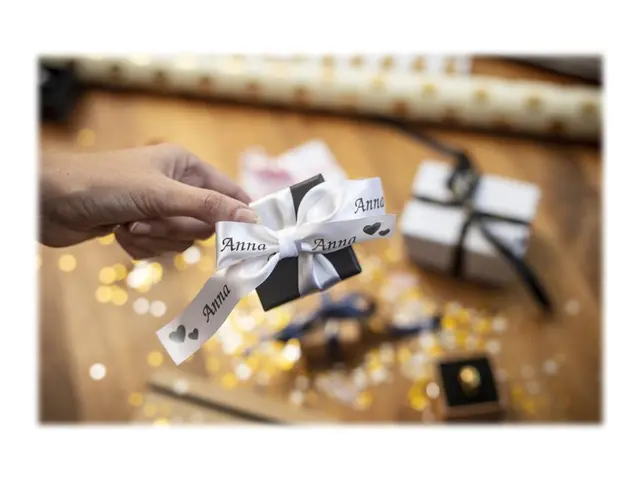 Brother TZe-R251 - Sateng svart på hvitt Rull (2,4 cm x 4 m) 1 kas...