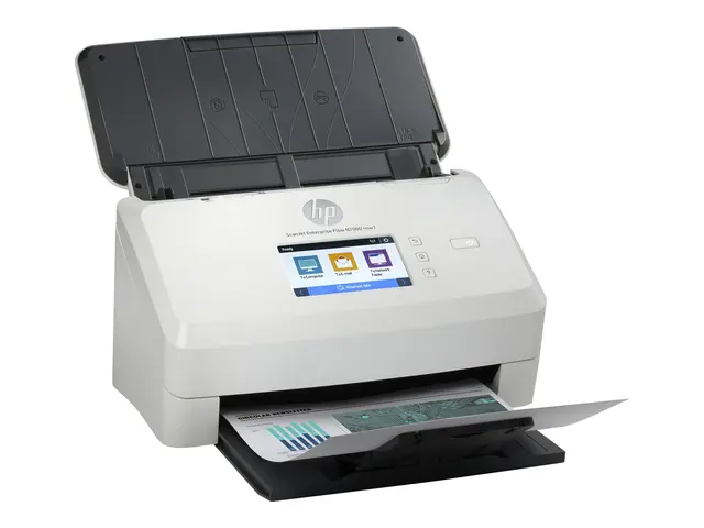 HP ScanJet Enterprise Flow N7000 snw1 - Dokumentskanner CMOS / CIS - Dupleks - 216 x 3100 mm - 600 dpi x 600 dpi - inntil 75 spm (mono) / inntil 75 spm (farge) - ADF (80 ark) - inntil 7500 skann pr. dag - USB 3.0, LAN, Wi-Fi(n) 
