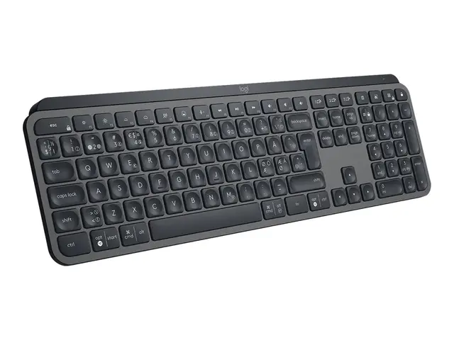 Logitech MX Keys - Tastatur - bakbelysning - Bluetooth, 2.4 GHz - ...