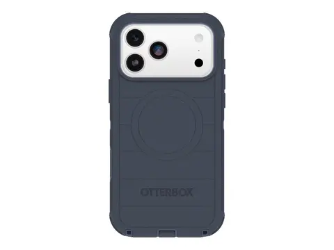 OtterBox Defender Series Pro - Baksidedeksel for mobiltelefon robust - MagSafe-samsvar - polykarbonat, termoplastisk elastomer (TPE), silikon, minneskumplast - bl&#229; f&#248;lelse - for Apple iPhone 17 Pro Max