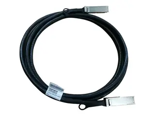 HPE X240 Direct Attach Copper Cable - Direkte 100GBase-koblingskabel QSFP28 (hann) til QSFP28 (hann) - for Apollo 4200, 4200 Gen10; FlexFabric 12900E 36, 12XXX, 5930 2QSFP+, 5930 32, 5930 4-slot