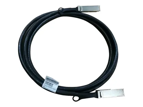 HPE X240 Direct Attach Copper Cable - Direkte 100GBase-koblingskabel QSFP28 (hann) til QSFP28 (hann) - 3 m - for Apollo 4200, 4200 Gen10; FlexFabric 12900E 36, 12XXX, 5930 2QSFP+, 5930 32, 5930 4-slot