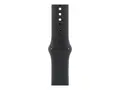 Apple - Bånd for smart armbåndsur 46mm - XL-størrelse - svart - for Watch Hermès Series 9, SE 3, Series 10, Series 11, Series 8, Series 9, Ultra 2, Ultra 3