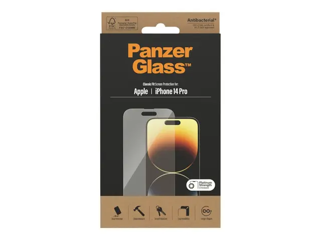 PanzerGlass - Skjermbeskyttelse for mobiltelefon klassisk passform...