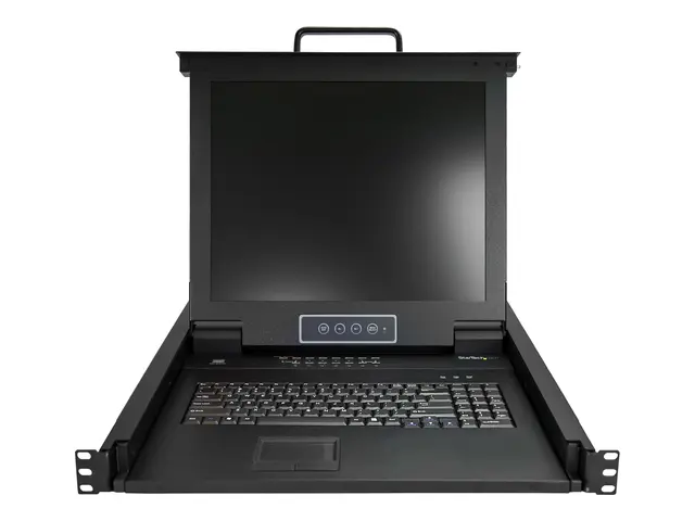StarTech 16 Port Rackmount KVM Console w/ Cables - Integrated Swit...