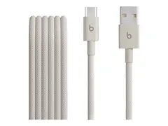 Beats - USB-kabel - USB (hann) til 24 pin USB-C (hann) USB 2.0 - 1.5 m - flettet kabel, USB Fast Charge (15W), forsterket design - overspenningsstein