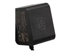 Raspberry Pi - Strømforsyning - 27 watt - 5 A PD (24 pin USB-C) - på kabel: USB-C - svart - Europa