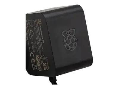 Raspberry Pi - Strømforsyning 27 watt 5 A PD (24 pin USB-C) på kab...