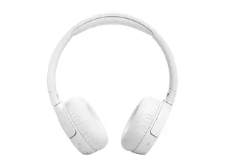 JBL TUNE 680NC - Hodetelefoner med mikrofon on-ear - Bluetooth - trådløs - aktiv støydemping - hvit