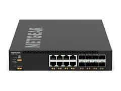 NETGEAR M4350 Series M4350-8X8F Switch - L3 - Styrt - 8 x 10/100/1000/2.5G/5G/10GBase-T + 8 x 1 Gigabit / 10 Gigabit SFP+ - front til bakside-luftflyt - rackmonterbar