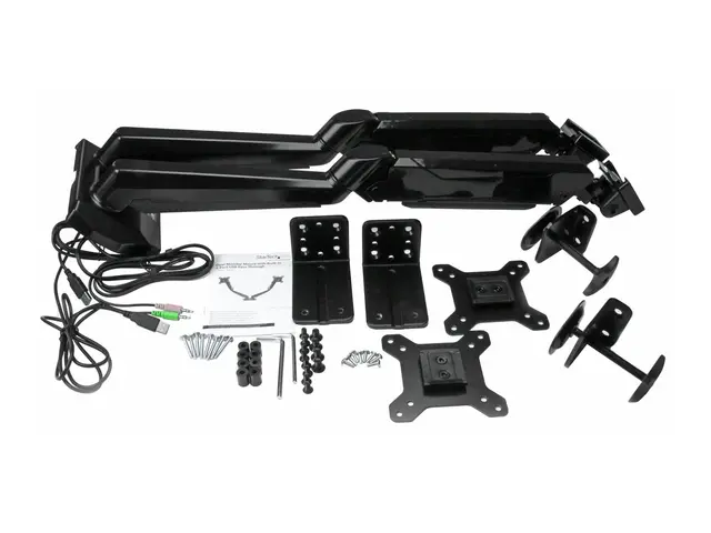 Startech Desk Mount Dual Monitor Arm - One-Touch Height Adjustment...