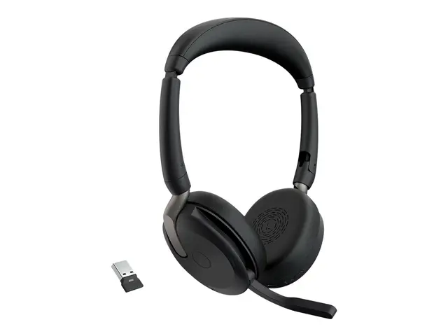 Jabra Evolve2 65 Flex UC Stereo - Hodesett on-ear Bluetooth trådlø...