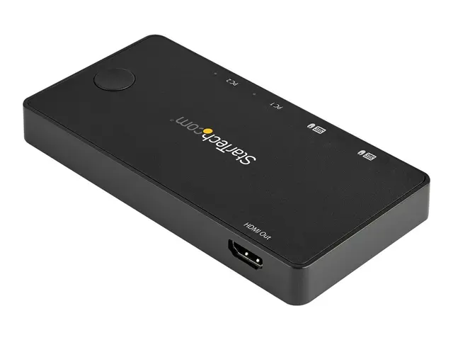 StarTech.com 2 Port USB C KVM Switch, 4K 60Hz HDMI, Compact Dual U...