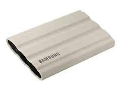 Samsung T7 Shield MU-PE1T0K - SSD kryptert - 1 TB - ekstern (bærbar) - USB 3.2 Gen 2 (USB-C kontakt) - 256-bit AES - beige