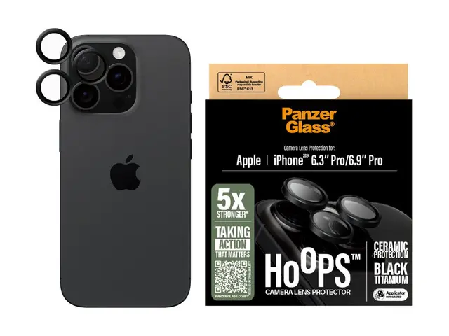 PanzerGlass Hoops - Linsebeskytter for mobiltelefon keramikk Apple...