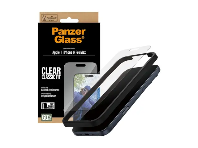 PanzerGlass - Skjermbeskyttelse for mobiltelefon classic fit with ...