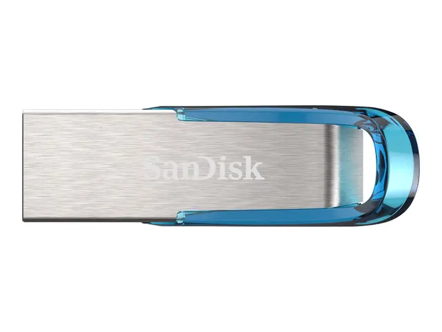 SanDisk Ultra Flair - USB-flashstasjon - 128 GB - USB 3.0 - blå