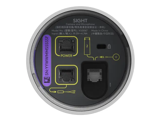 Logitech Sight - Konferansekamera farge 4K lyd PoE Plus