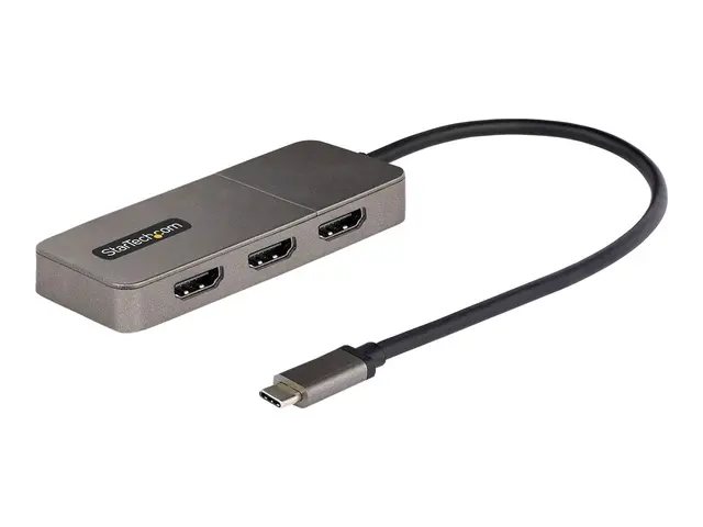 StarTech.com 3-Port USB-C MST Hub, USB Type-C to 3x HDMI Multi-Mon...
