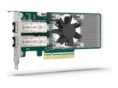 QNAP QXG-25G2SF-BCM - Nettverksadapter - PCIe 4.0 x8 lav profil 25 Gigabit SFP28 x 2 - for P/N: CAB-DAC15M-SFP28, CAB-DAC15M-SFPP, TRX-10GITSFPP-SR, TRX-25GSFP28-SR