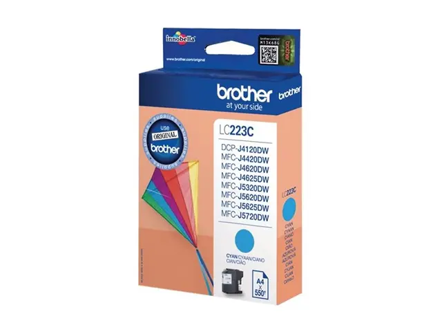 Brother LC223C - Cyan original blekkpatron for DCP-J4120DW, DCP-J5...
