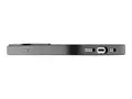 Cellular Line Sensation - Baksidedeksel for mobiltelefon MagSafe-samsvar - silikon - svart - for Apple iPhone 13 Pro