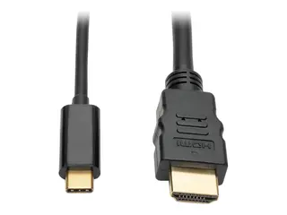Eaton Tripp Lite Series USB C to HDMI Adapter Cable Converter UHD Ultra High Definition 4K x 2K @ 30Hz M/M USB Type C, USB-C, USB Type-C 3ft 3&#39; Ekstern videoadapter - USB-C 3.1 - HDMI - svart