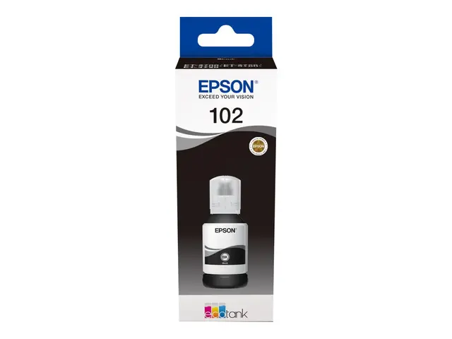 Epson 102 - 127 ml - svart - original - blekkbeholder - for EcoTan...