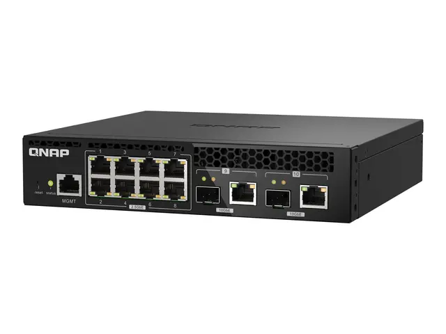QNAP QSW-M2108R-2C - Switch - Styrt - 8 x 2.5GBase-T + 2 x combo 1...