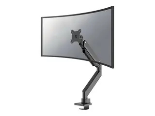 Neomounts NM-D775PLUS - Monteringssett - full bevegelse for LCD-skjerm - aluminium - svart - skjermstørrelse: 10"-49" - klemmemonterbar, malje, skrivebordsmonterbar
