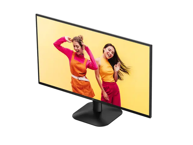 AOC Basic-line Q27B35S3 - LED-skjerm 27" - 2560 x 1440 QHD @ 120 Hz - IPS - 300 cd/m² - 1500:1 - 1 ms - HDMI, DisplayPort - høyttalere - svart 