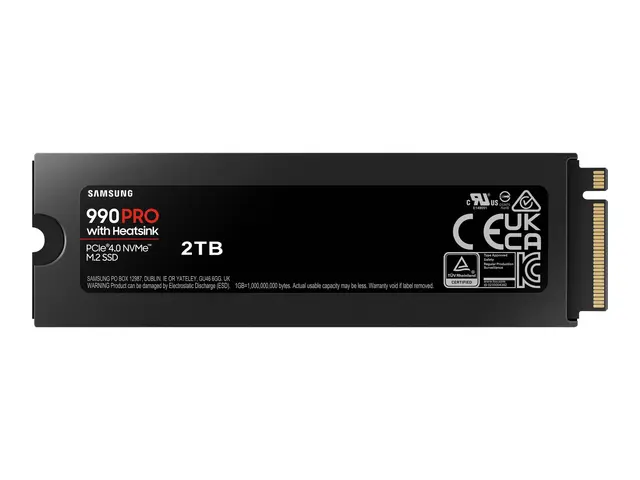 Samsung 990 PRO MZ-V9P2T0GW - SSD kryptert 2 TB intern M.2 2280 PC...