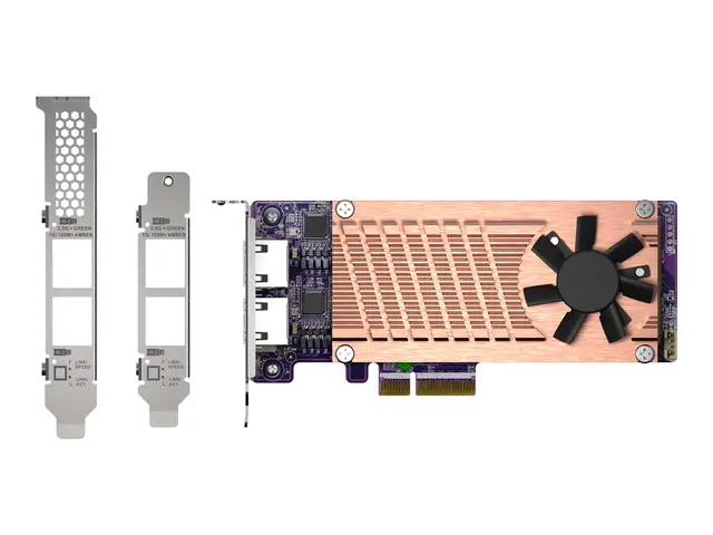 QNAP QM2-2P2G2T - Diskkontroller - M.2 - M.2 NVMe Card / PCIe 3.0 ...