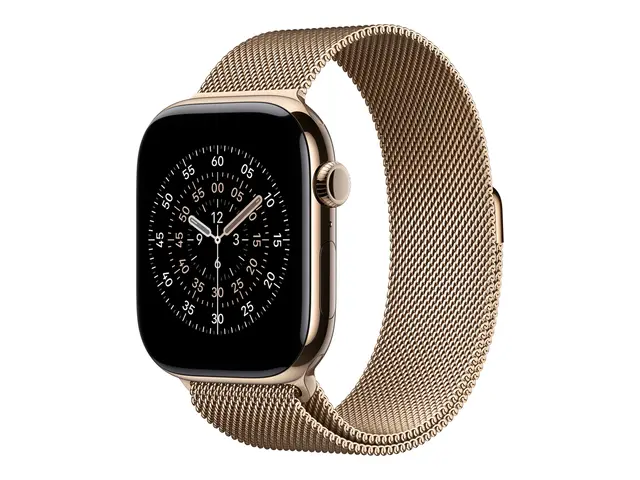 Apple - Sløyfe for smart armbåndsur 46mm M/L-størrelse gull Watch ...