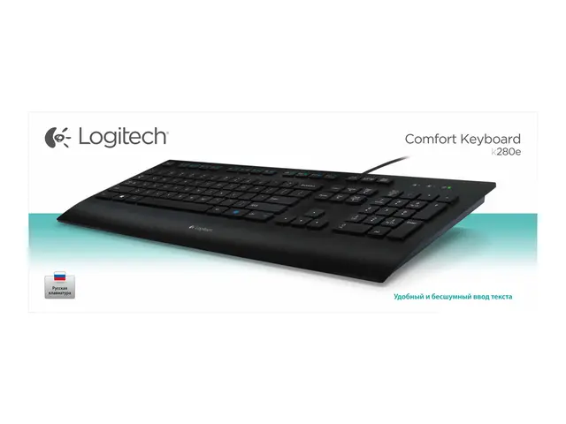 Logitech Corded K280e - Tastatur - USB - Nordisk