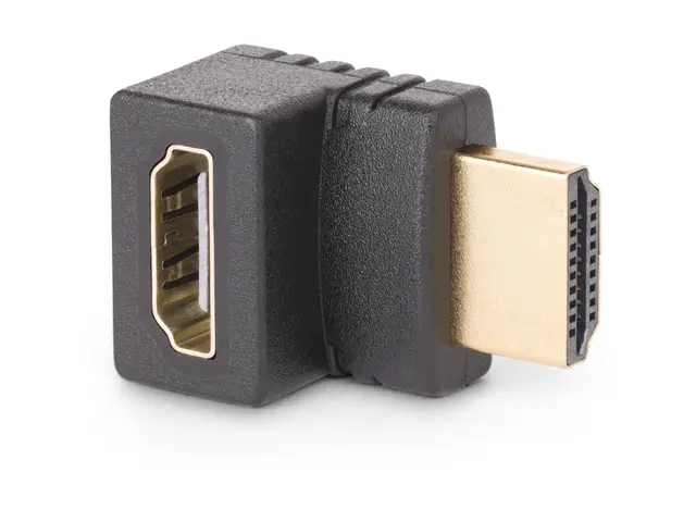 Startech Down Angle HDMI 2.0 Adapter, 90-Degree Port Saver, M/F - ...