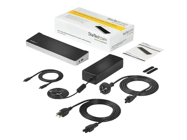 StarTech.com 4K USB-C Dock - Triple Monitor Mac & Windows 60W USB ...