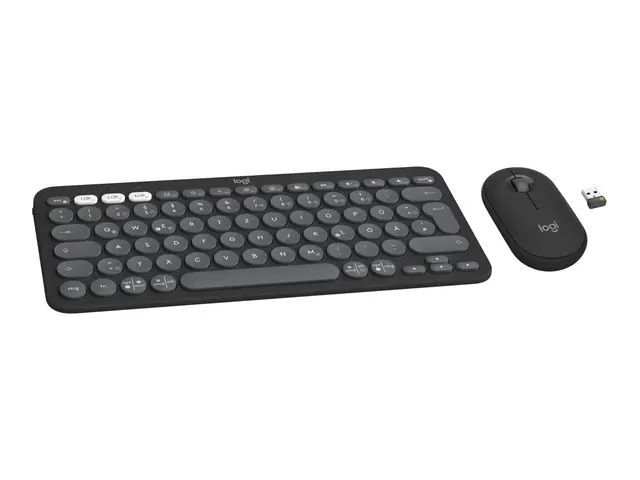 Logitech Pebble 2 Combo - Tastatur- og mussett trådløs Bluetooth L...