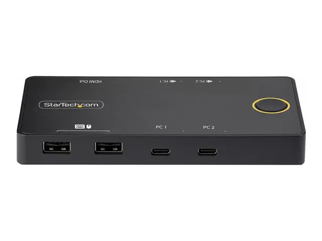 StarTech.com 2-Port USB-C KVM Switch, Single-4K 60Hz HDMI Monitor,...