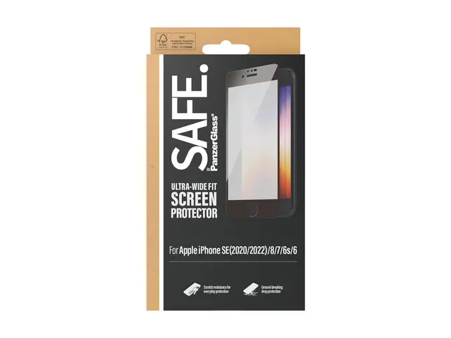SAFE. by PanzerGlass - Skjermbeskyttelse for mobiltelefon glass ra...