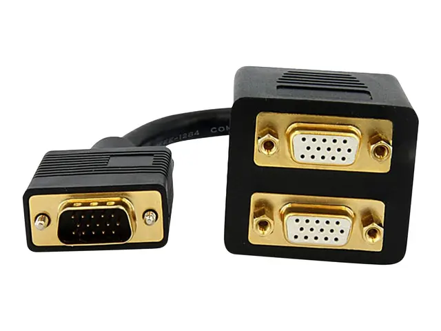 StarTech.com 1 ft. VGA to VGA Splitter Cable - M/F Dual Monitor Vi...