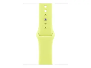 Apple - Bånd for smart armbåndsur - 40mm M/L-størrelse - neongul - for Watch Hermès Series 7, Hermès Series 9, SE 3, Series 10, Series 11, Series 8, Series 9