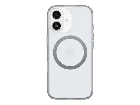 OtterBox Symmetry Series Clear - Baksidedeksel for mobiltelefon MagSafe-samsvar - polykarbonat, termoplastisk elastomer (TPE) - blank - for Apple iPhone 17