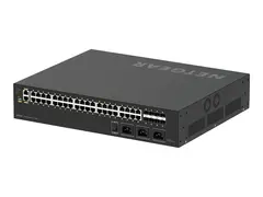 NETGEAR AV Line M4250-40G8XF-PoE++ - Switch L3 - Styrt - 40 x 10/100/1000 (PoE++) + 8 x 1 Gigabit / 10 Gigabit SFP+ - side til side-luftflyt - rackmonterbar - PoE++ (2880 W)